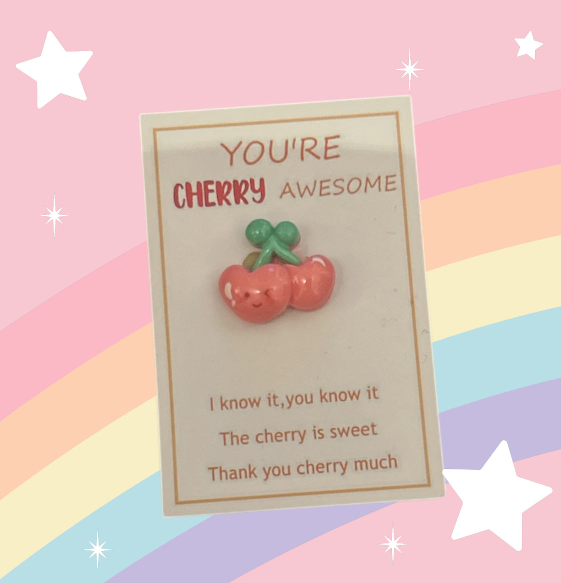 Cherry pocket Hug