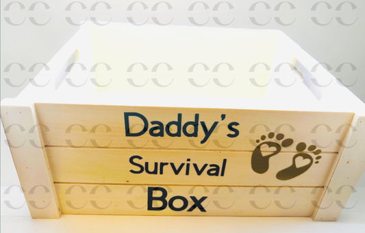 Personalised Wooden crate Hamper box