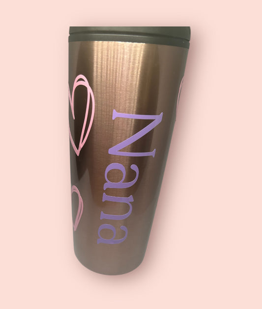 Personalised travel mug 💕