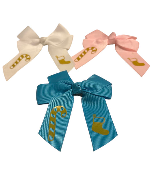 Christmas hair bows